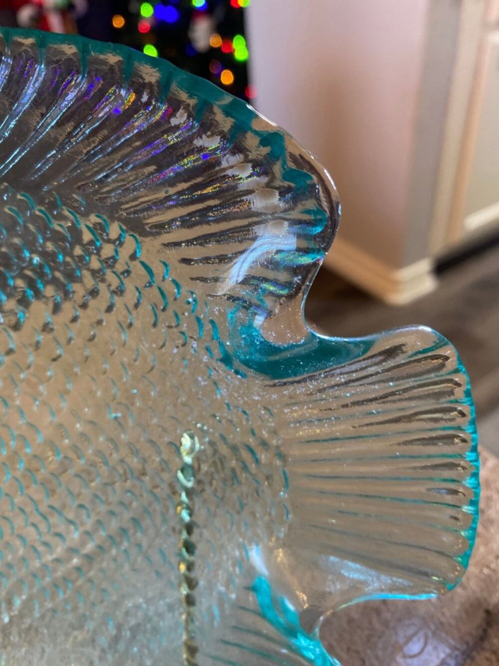 Manganese Fish Plate Arcoroc - Picture 3 of 3